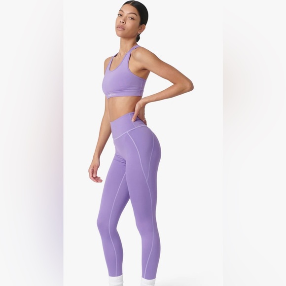 3 Piece 💜💜 7 Days Active Set Bra, TKO Tights, Crop Top Hoodie from Revolve - Picture 5 of 9